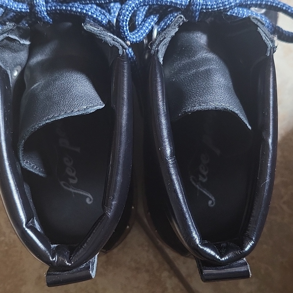 Free People Black Ankle Booties - Picture 8 of 9